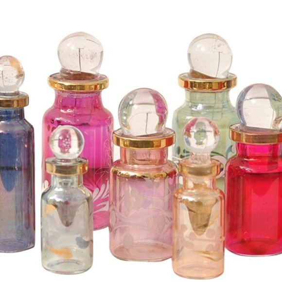 Free People 2" High Set of 10 Genie Blown Glass Mi - Picture 5 of 6